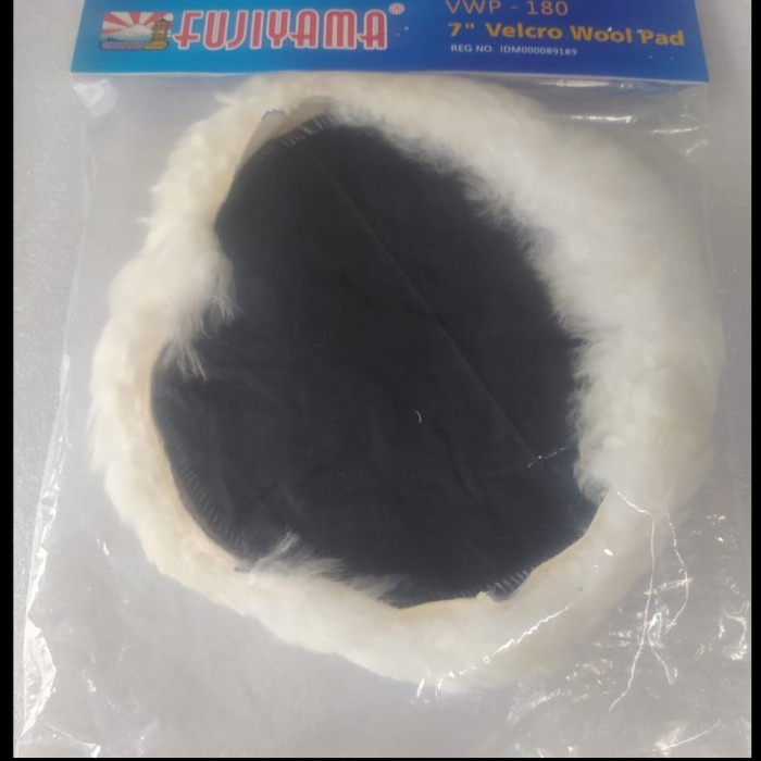 Velcro Kain Poles Finishing Polisher 7Inch Velcro Wool Pad