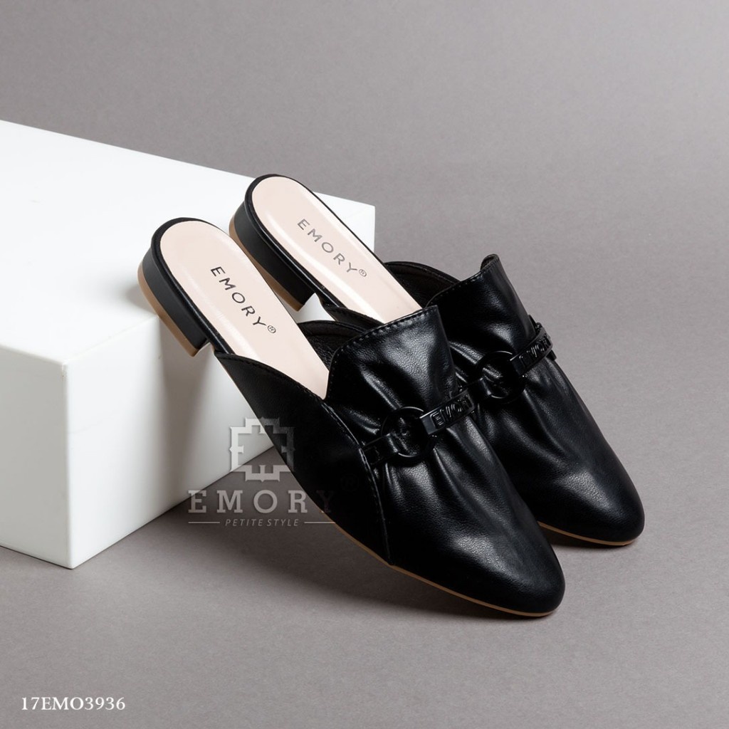 SEPATU FLAT WANITA EMORYSTYLE    Ferlyna 17EMO 3936 BLACK MARBELAYUK