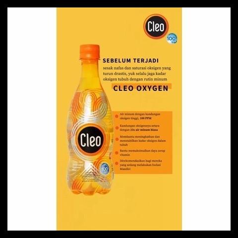 

Cleo Oksigen / Oxygen / Oxygenated Water 100Ppm, 500Ml/Botol