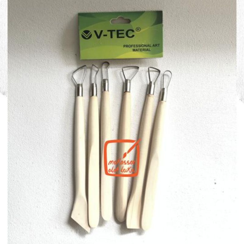

butsir kayu kawat 6pcs