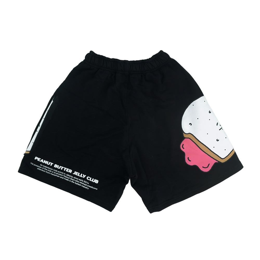 PEANUT STAIN - PBJC Obsidian Oversized Shorts