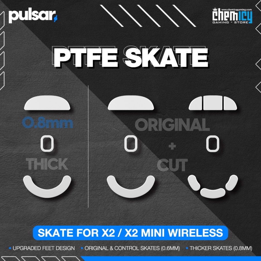 Pulsar PTFE Skate for X2 / X2 Mini Wireless Gaming Mouse