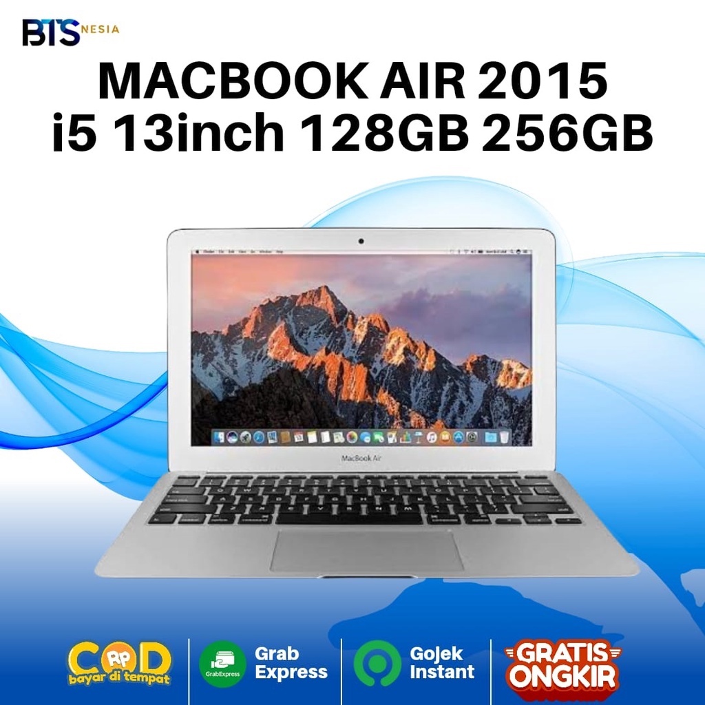 Apple Macbook Air 2015 i5 13" 128GB 256GB Second