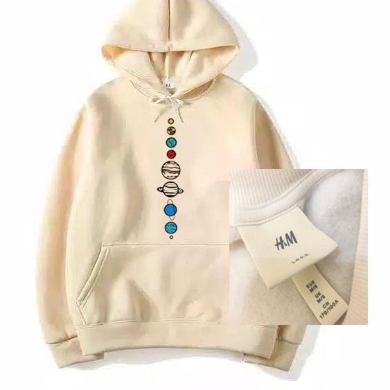 Jaket Nasa Planet H*M Original Full topi / Sweater Hoodie Nasa Planet Original Usa Premium Fleece Te