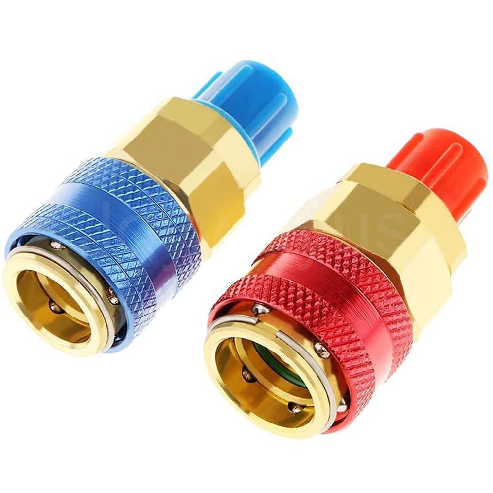 Preva Quick Coupling Adapter Kualitas Tinggi Fitting Ac Otomatis R134A Pendingin Ac Refrigerant