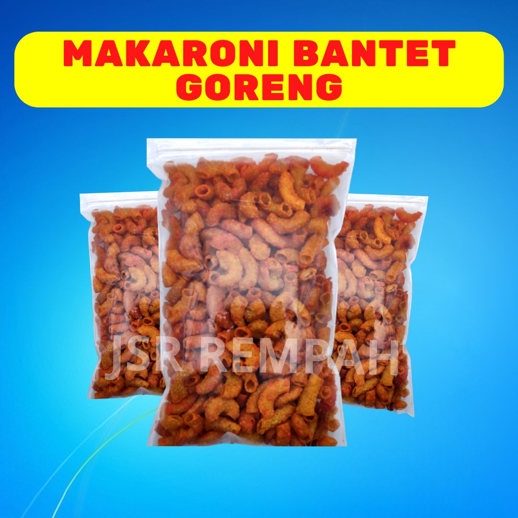 

MAKARONI BANTET GORENG PEDAS/MAKARONI GORENG RASA NASI GORENG 100 GRAM