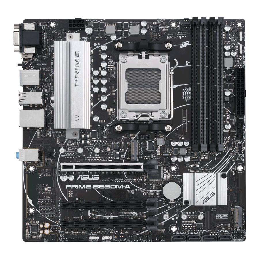 Asus PRIME B650M-A (AM5, AMD B650, DDR5, USB3.2 Type-C, SATA3)