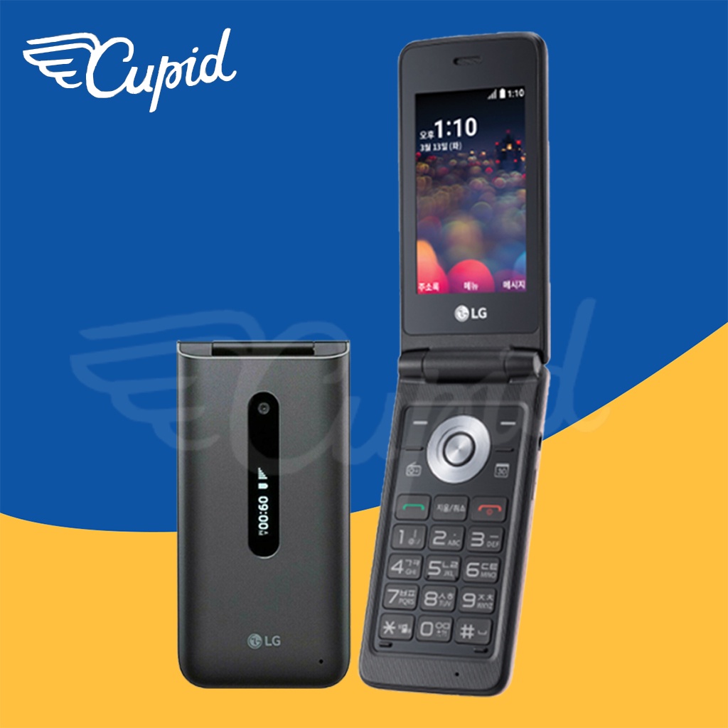 CUPID LG Folder 2 Quad Band 2G dual sim lipat phones dual screen flip fashion mobile phone