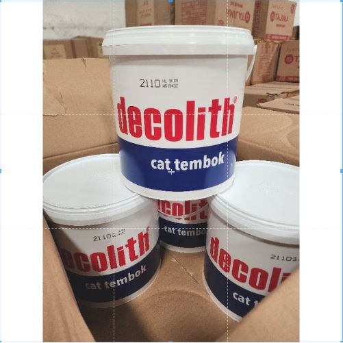 Cat Tembok DECOLITH ORIGINAL 5kg variasi 2 / cat tembok berkualitas / cat tembok tahan lama / cat tembok termurah / cat tembok interior / cat tembok warna agung / cat tembok murce / high quality wall paint / cat tembok awet / cat tembok ekonomis