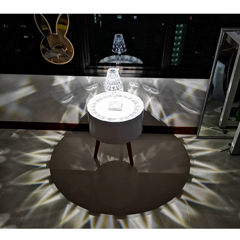 Lampu Meja Hias Kristal Led Perlengkapan Rumah Lighting Modern