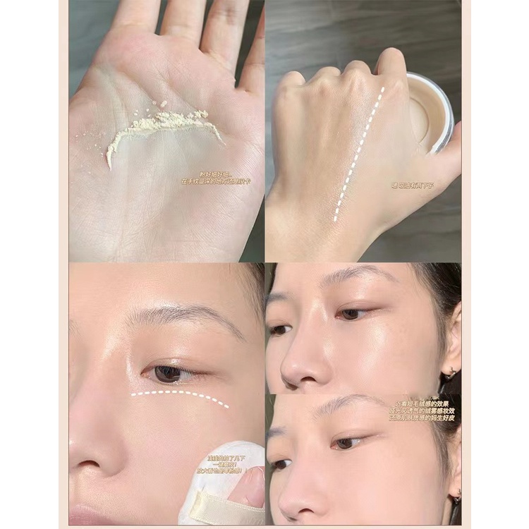 Oil Control Loose Powder Natural Bedak Super Fine Loose Powder - Bedak Tabu