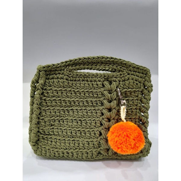 tas rajut wanita cantik custom unik lucu mini