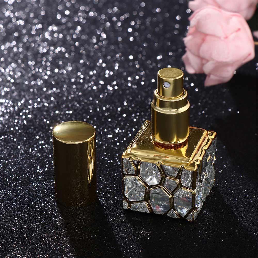 [Elegan] Botol Spray Mini Portable Kosong Travel Aromaterapi Kosmetik Electroplating Perfume Bottle