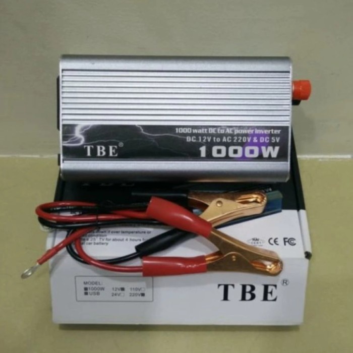 Inverter Tbe 1000 Watt - Perubah Arus Dc 12V Ke Ac 220 1000 Watt