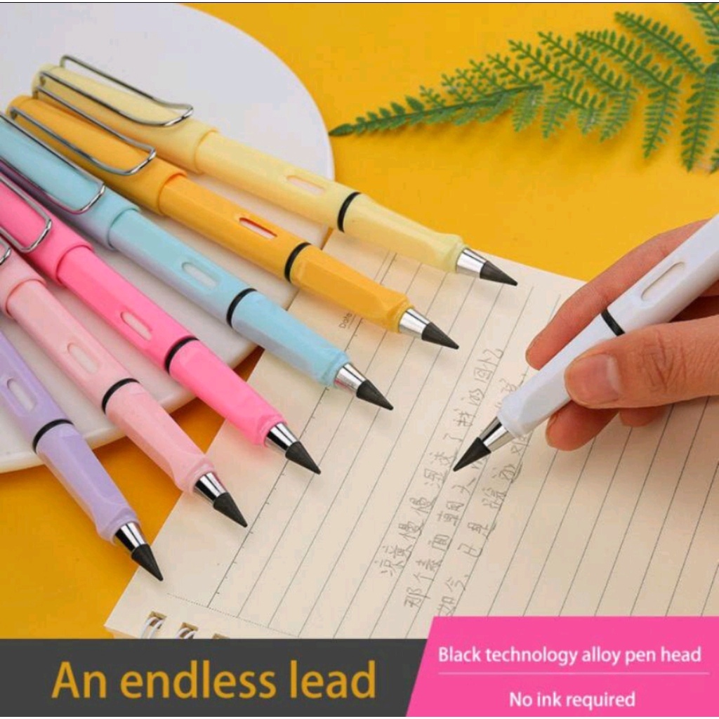 

Eternal Pensil Premium / Pensil Eternal Tanpa Isi Untuk Sekolah / Pensil Tanpa Rautan