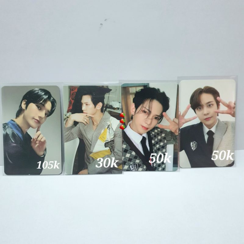 PC ATEEZ YEOSANG DIARY REG WOOYOUNG MAKESTAR 5.0 JONGHO MAKESTAR 1.0