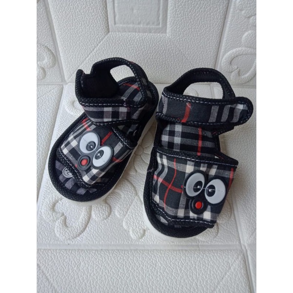 (1-3th) Sandal Gunung anak unisex cewek cowok 1-3 tahun bunyi cit cit motif pancoat kotak / sandal gunung prewalker bayi unisex cewek cowok perempuan laki laki / sepatu sandal anak bayi cowok cewek