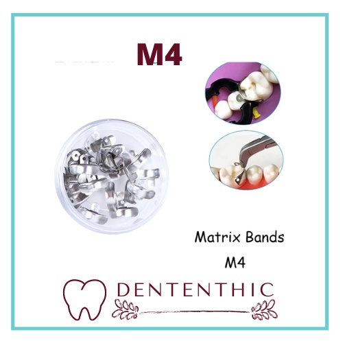 Dental Matriks M4 / Dental sectional matrix band contoured ginjal anterior posterior matriks metal logam gigi ledge