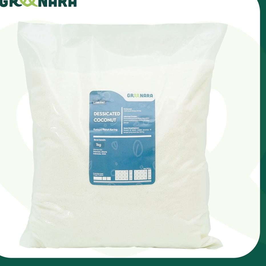 

[KODE PRODUK FWN0V4391] Dessicated Coconut 1Kg / Kelapa Parut Kering 1kg