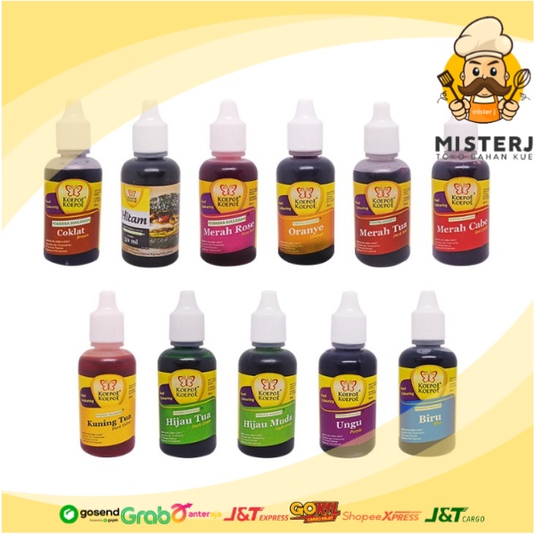 

Koepoe Koepoe Pewarna | All Varian Warna Lengkap | 30 ml