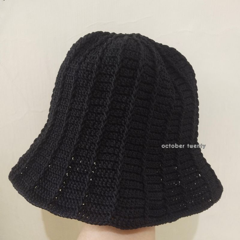 Bucket Hat Rajut Handmade