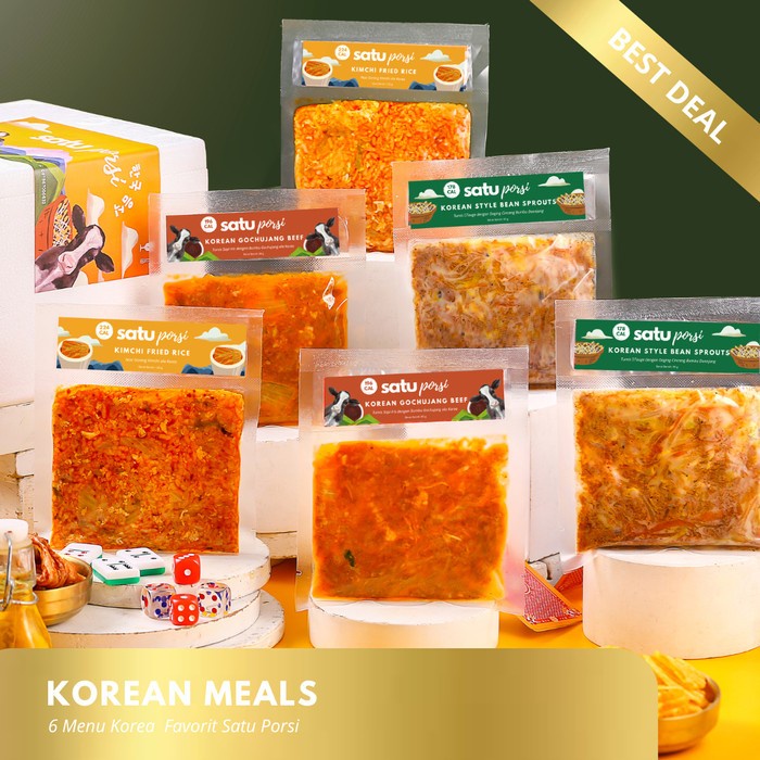 

⭐BISA COD⭐ Satu Porsi KOREAN MEAL