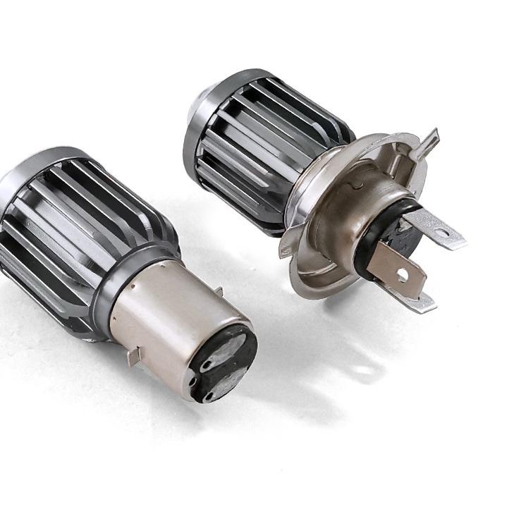 Promo Lampu Utama Truk 24 V Volt Fokus Bohlam Lampu LED Utama Motor Mobil H4 Laser D2 2 Warna Putih 