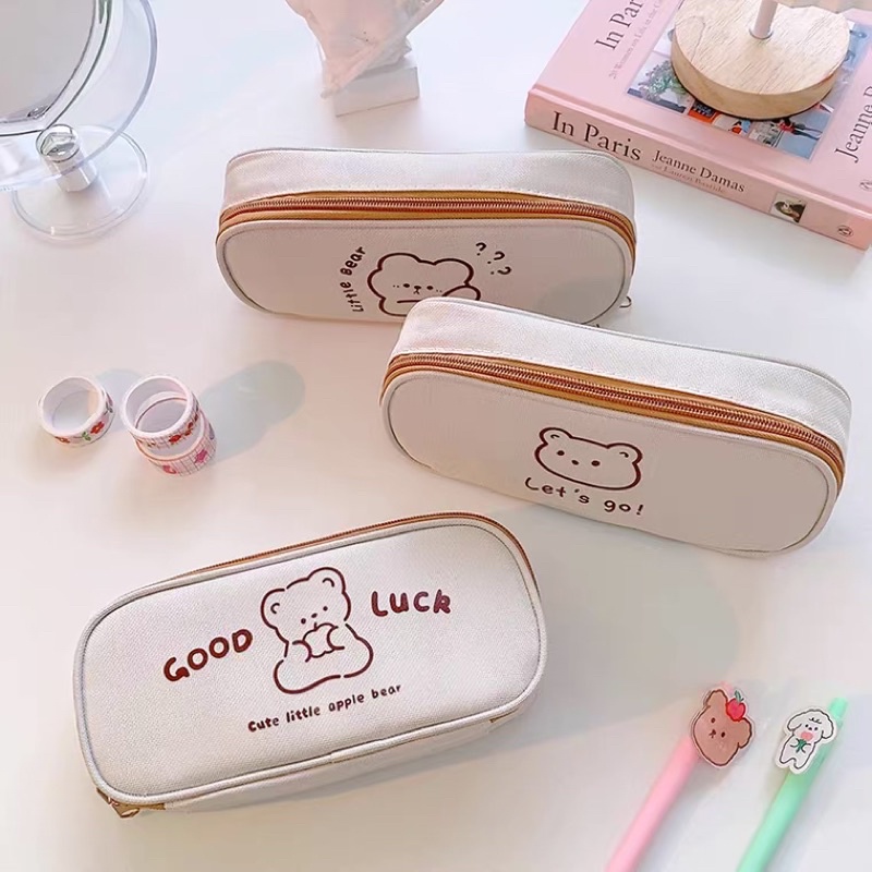 

cse31. Cute Bear Pencil Case Kotak Pensil Beruang Tempat Pensil BC002