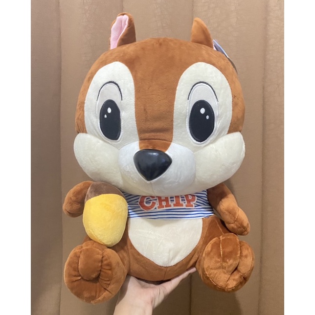 Boneka Karakter Chip Lucu Size 46cm Original / Boneka Chip Besar / Boneka Karakter Chip Jumbo / Bone