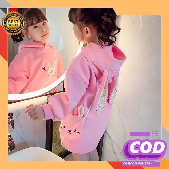 Spesial Natal - Dress Pesta Anak Perempuan Import Hijau 3 4 5 Tahun Natal Ultah Dr125-Free Tas Dress