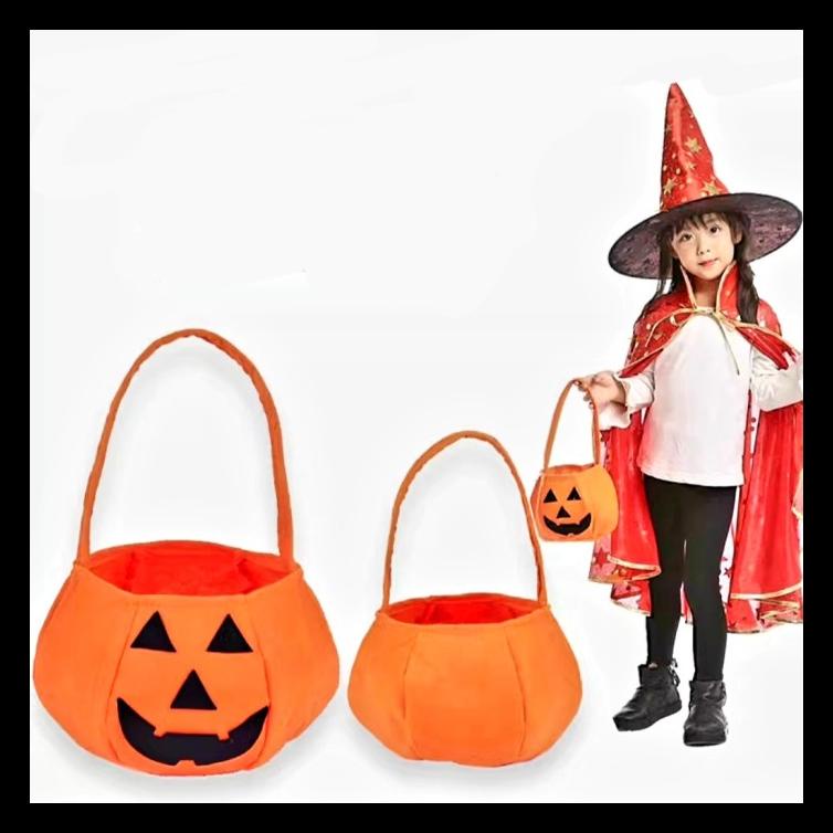 

TAS PERMEN LABU CANDY BAG TREAT OR TRICK PESTA HALLOWEEN COSPLAY MURAH BARU