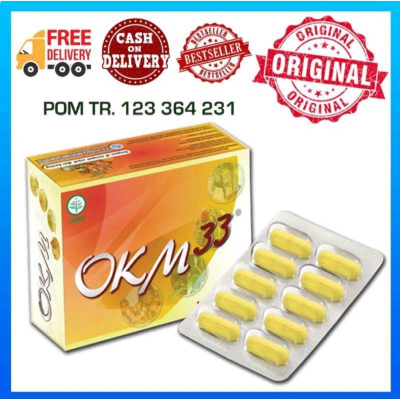 OKM33 obat herbal Diabetes Basah kering, Gula Darah, Kecing Manis