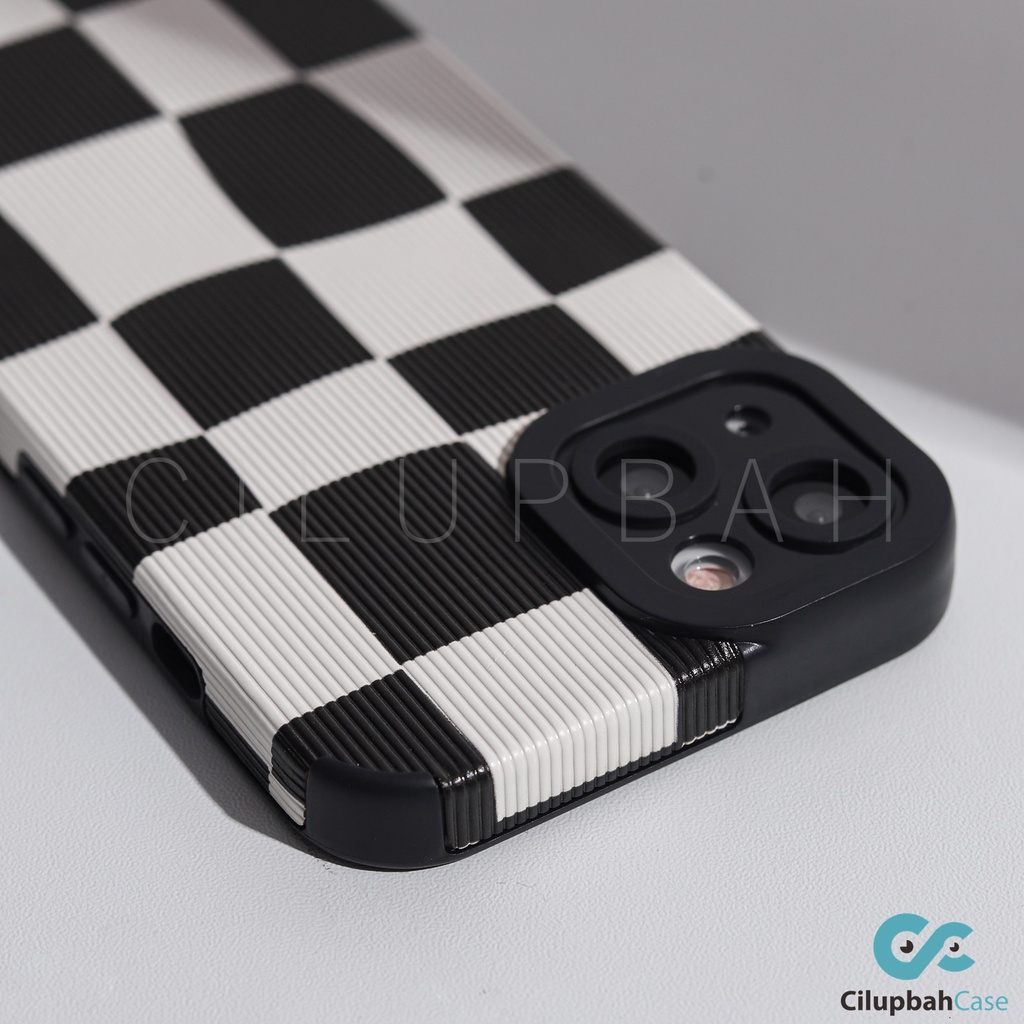 Soft Case Grid Chess for iPhone 7 8 PLUS XR X XS MAX 11 12 13 14+ 14 Plus Pro Max