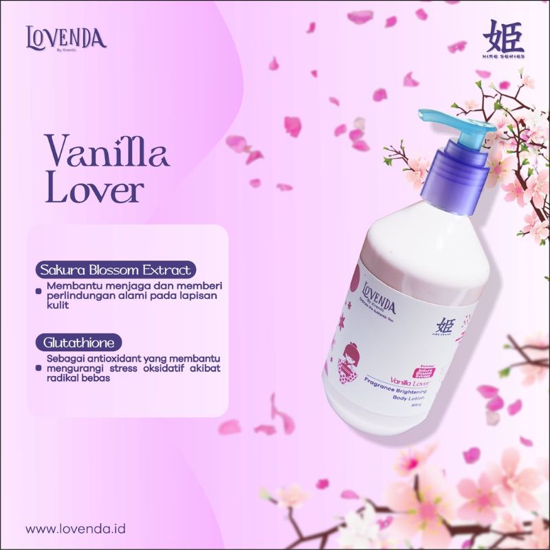 Lovenda Whitening Body Lotion 300 ml SPF 30 Cepat Mencerahkan Kulit