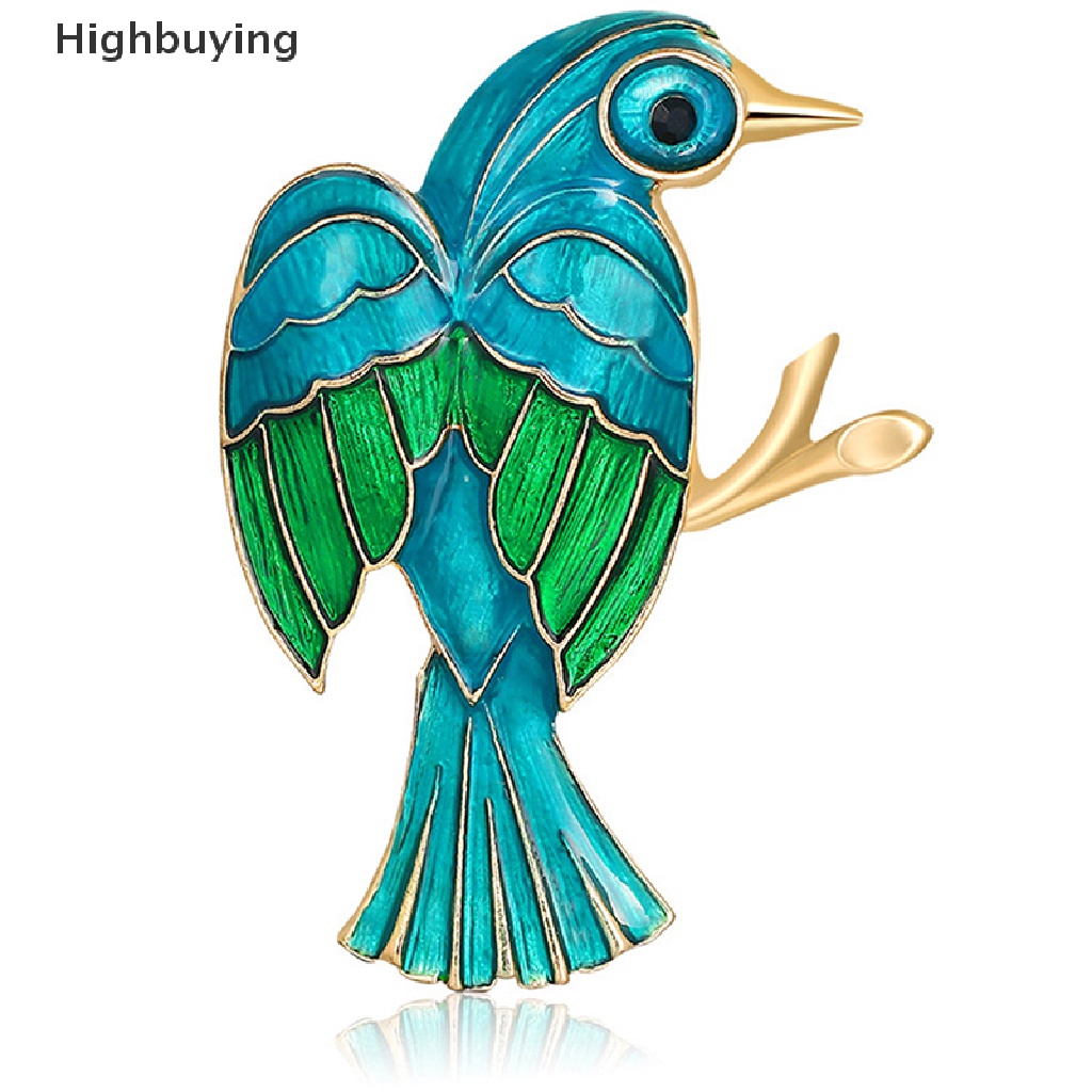 Hbid Alloy Hewan Burung Berlian Imitasi Bros Paduan Enamel Antik Pin Pernikahan Pin Untuk Wanita Pria Pakaian Syal Pasangan Kerah Perhiasan Glory