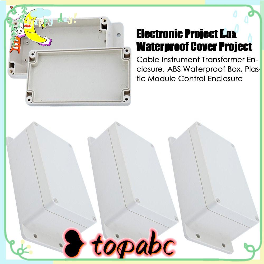 Top Kotak Proyek Elektronik Kotak ABS Panas Plastik DIY Modul Instrumen Case