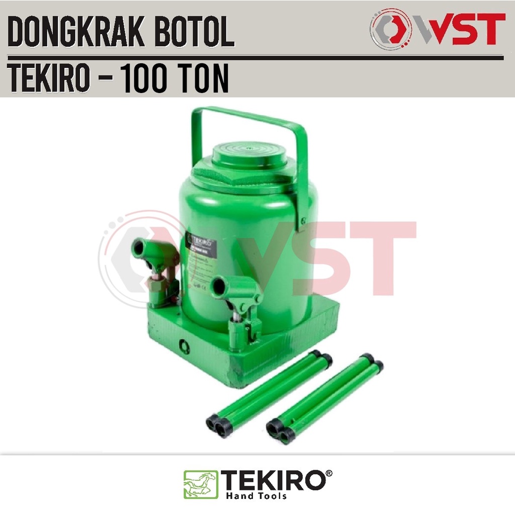 Tekiro Dongkrak Botol 100 Ton / Dongkrak Bus Truk Trailer 100Ton Tronton