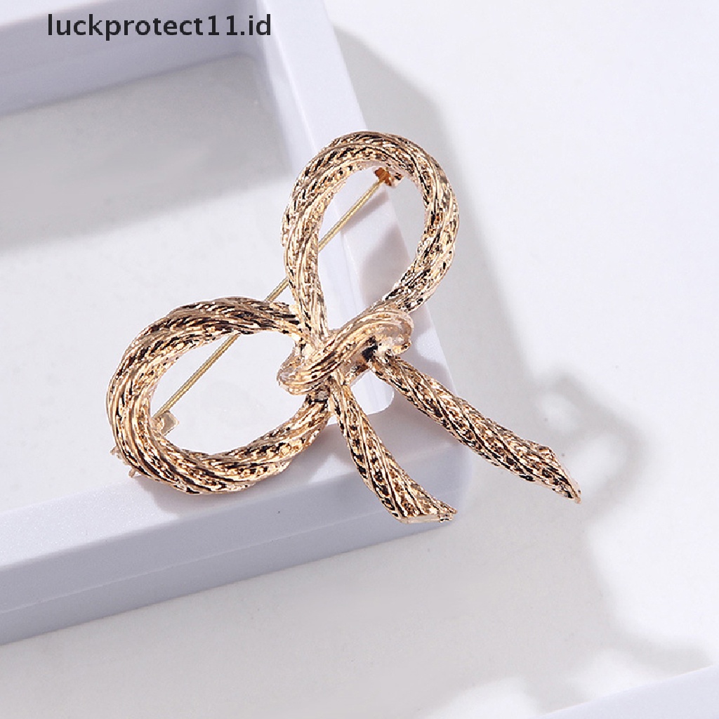 /Fashion Hot// Fashion// Fashion Busur Bros Untuk Wanita Ikatan Simpul Bros Pin Safety Lapel Pin Brooch Aksesoris Perhiasan Pernikahan.