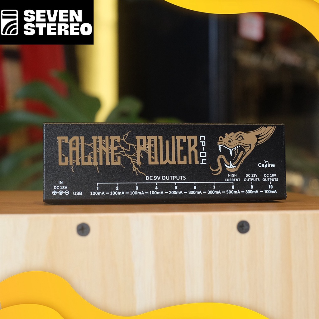 Caline CP04 Pedal Power Supply 10 Channel