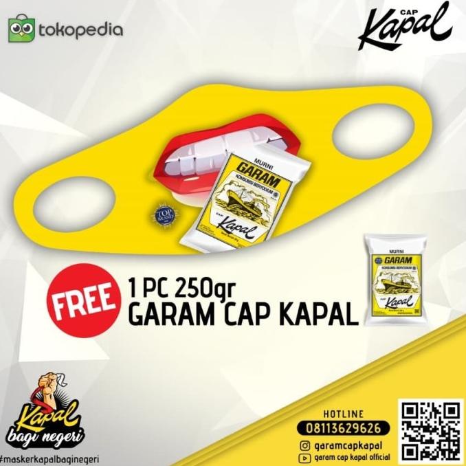 

Masker Garam Cap Kapal - MK 03 t-garamcapkapal Juara