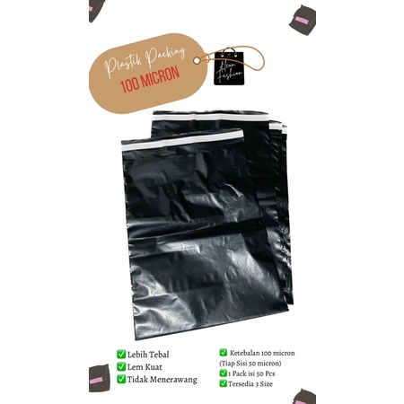 

size 20x30 Cm 100 micron plastik polymailer/plastik packing isi 50 pcs