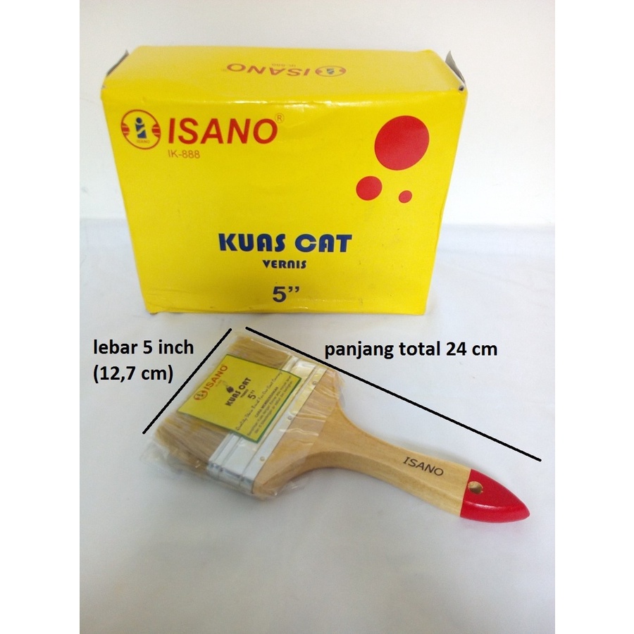 ISANO Kuas 5 Inch Cat Ukuran 5&quot; Tembok Besar Dinding Besi Kayu Batu