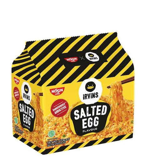 

(O-8.W☛) Nissin Irvins Noodle salted egg/spicy eceran 113 gram (1 pc) paling laris