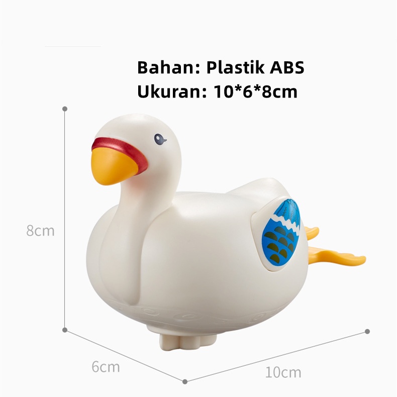 Mainan Mandi Anak Bayi Bentuk Angsa Bebek Duck Swan Toy Mainan Bak Mandi Lucu WJ06