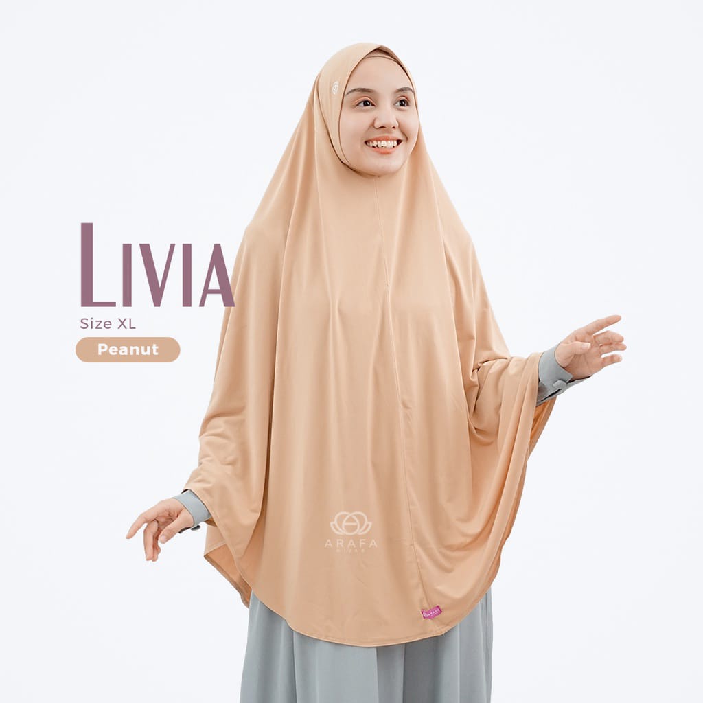 ARAFA HIJAB - KHIMAR LIVIA SIZE XL - HIJAB INSTAN BY ARAFA HIJAB