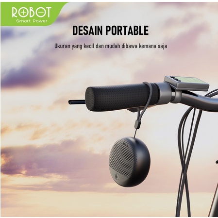 ITSTORE Speaker Bluetooth Chip 5.1 Portable ROBOT RB30 TWS True Wireless Stereo Original - Garansi 1 Tahun