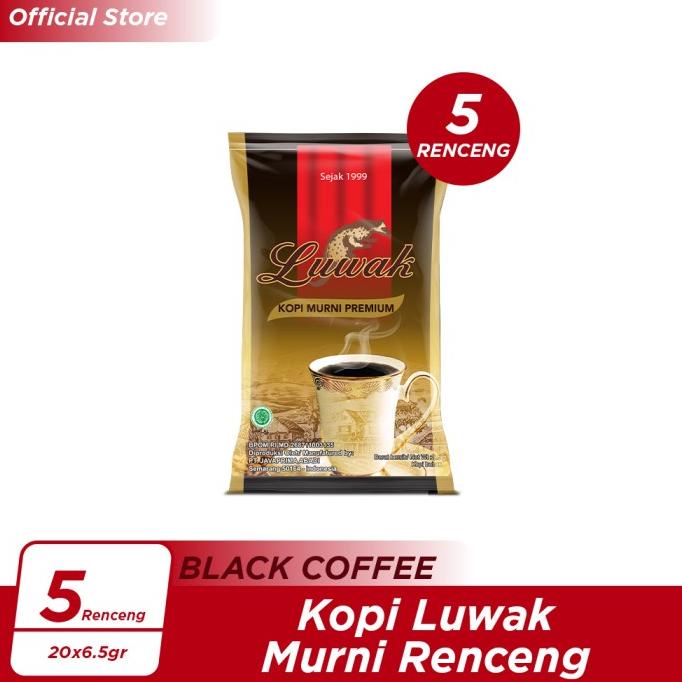 

Kopi Luwak Murni Renceng 20x6.5gr - 5 Pcs