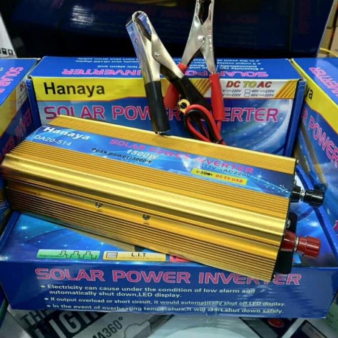 Power Inverter Mobil 1500watt HAYANA DC TO AC 1500w / 1500 wat UNIPEC