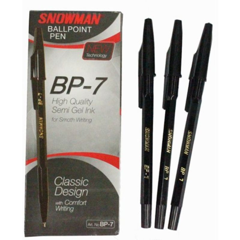 LP25 Snowman Ballpoint Pen Semi Gel Ink BP-7