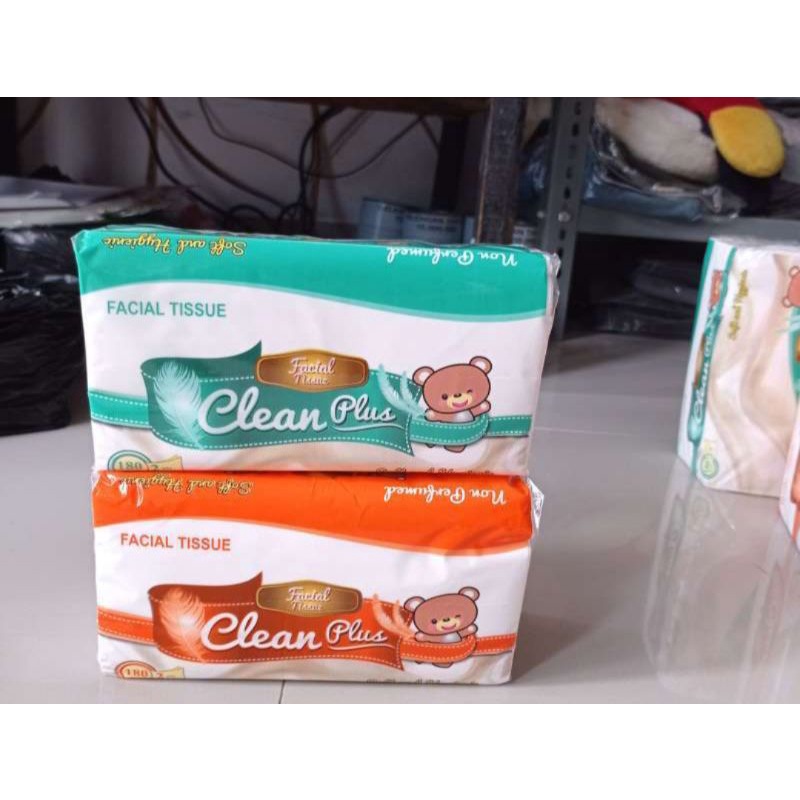 tissue nice dan clean plus 180 sheet